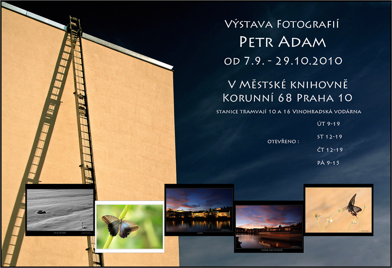 Pozvánka na výstavu mých fotografií od 7.92010 - 29.10.2010